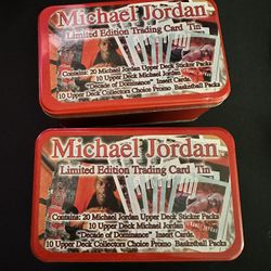 Michael Jordan Trading Card Tins 