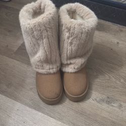 fur boots