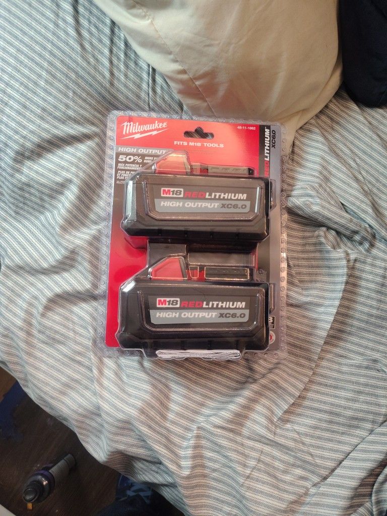 M18 Red lithium High Output Xc6.0 2pack