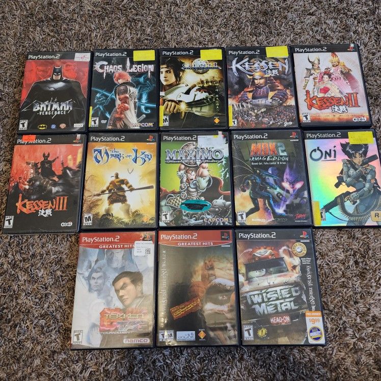 PS2 Games - 13 Game Collection