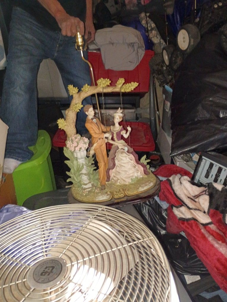 2 Matching Antique Lamps