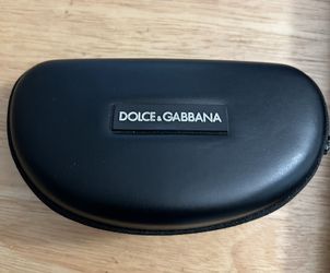 Dolce & Gabbana Sunglass Zippered Black Hard Clam Shell D&G - CASE ONLY