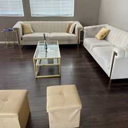  Couches & Coffee Table - Furniture