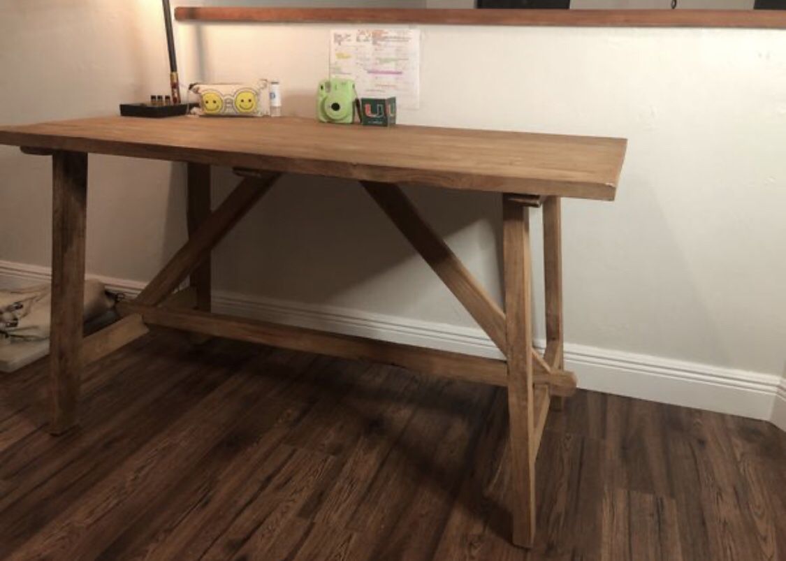 Beautiful 100% wood desk and chair