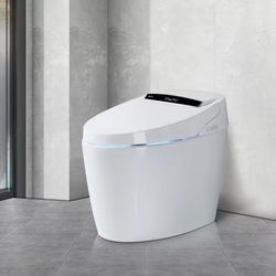 Smart Toilet with Heated Bidet Seat