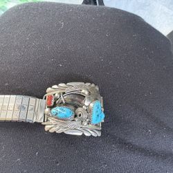 Navajo Handmade ES Watch Band 