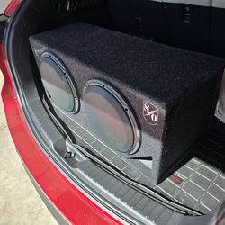 2 12" JL Audio 12w1v3 subs in ported enclosure