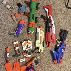 Nerf Guns And Accessories (name Your Price)