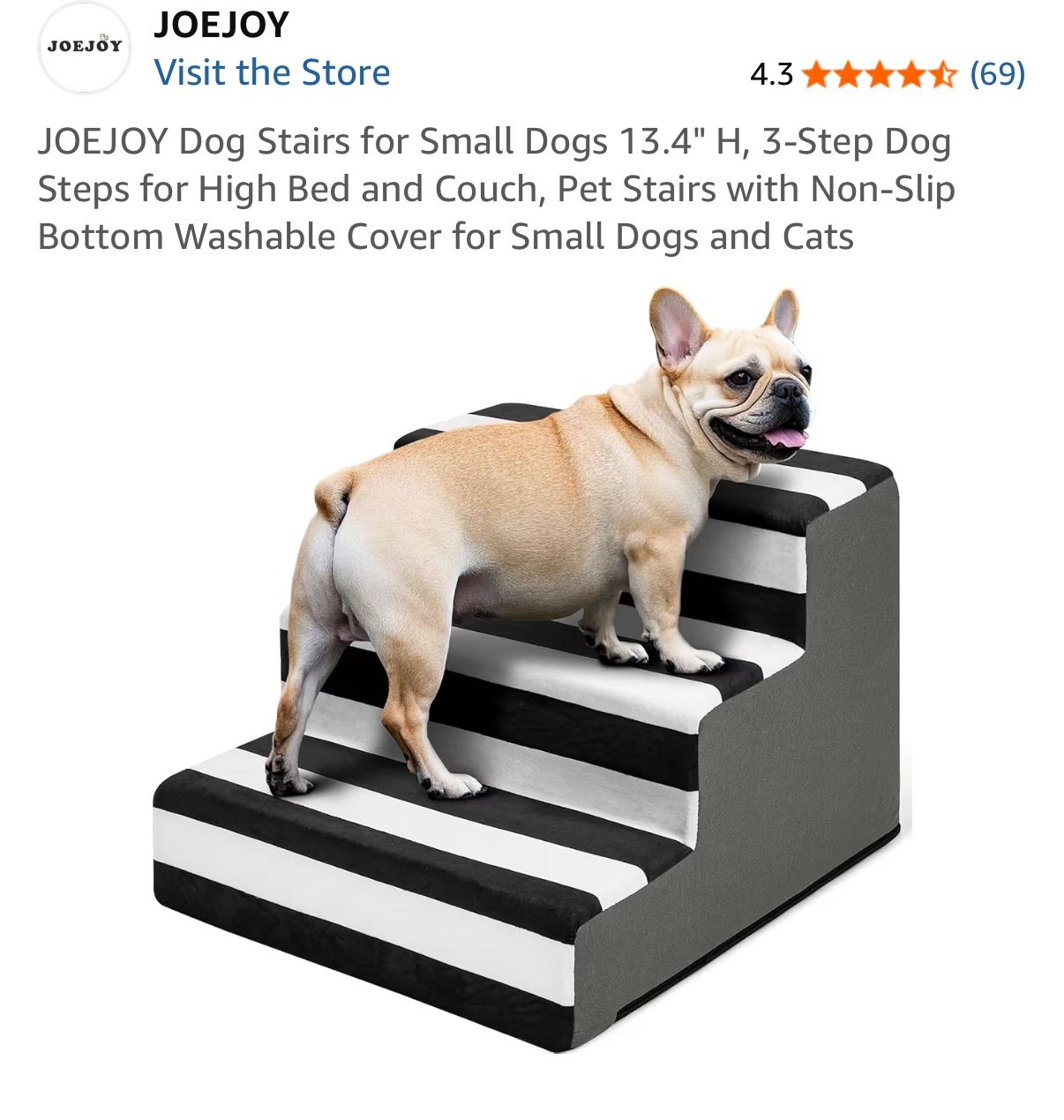 Dog Stairs- 3 Steps