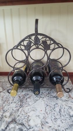 6 bottle wine or beverage rack