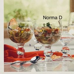 Set De 4 Copas Campechanas Nuevas En Su Caja 🌺 Princess House 🌺