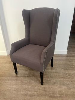 Customized Grey Fabric World Market Chairs