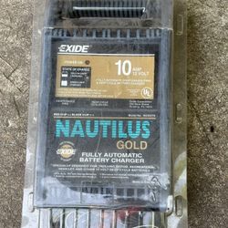 Exide Nautilus Gold 10 Amp 12 Volt Battery Charger