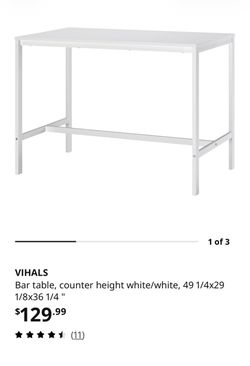 EKEDALEN IKEA kitchen island counter height table