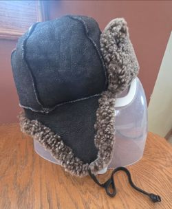 Crown Cap Trapper Hat with Sherpa Lining