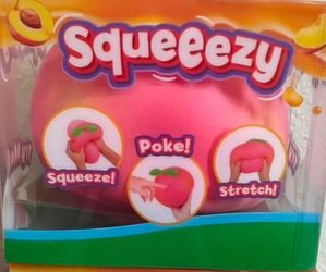 Squeeezy Peach Squeeze Stress Toy