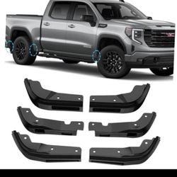 Mud Flap Delete Compatible with GMC Sierra 1(contact info removed)-2026, Front & Rear Mud 