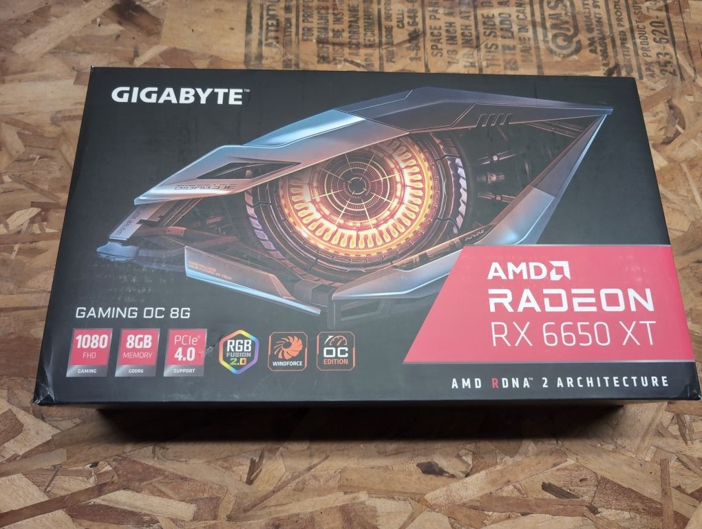 Gigabyte AMD Radeon RX 6650 XT GPU