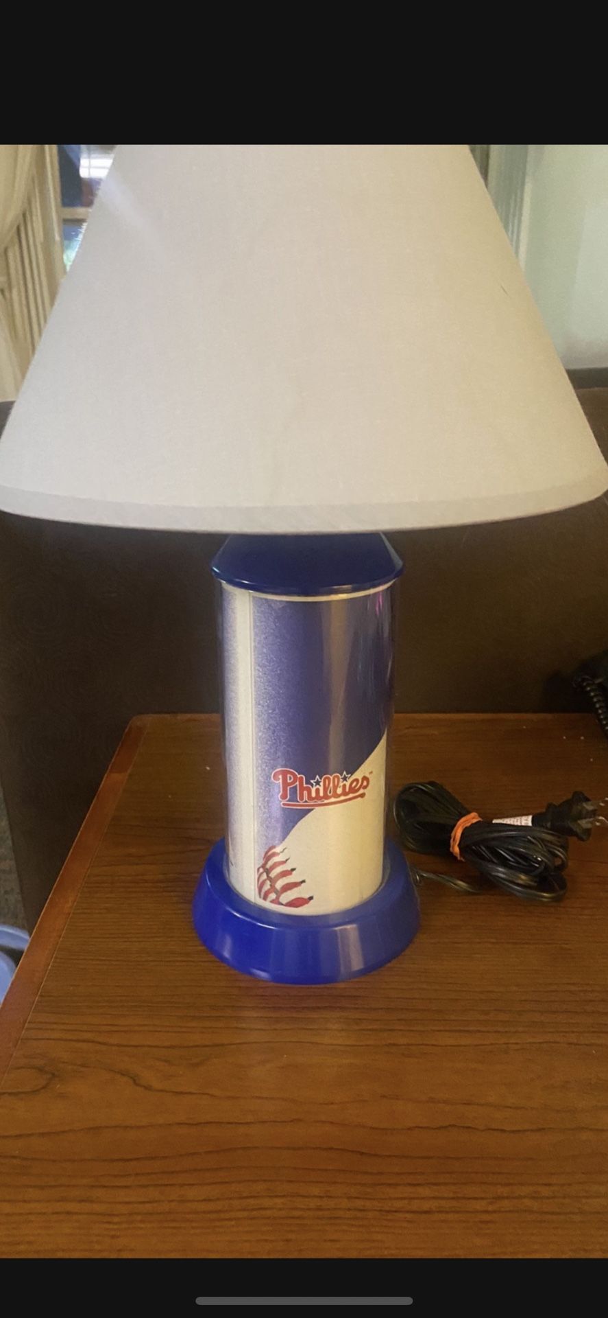 PHILADELPHIA PHILLIES BASEBALL LAMP