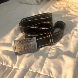 Black True Religion Belt