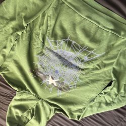 Sp5der Hoodie Hunter Green