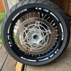 Drz400SM Complete Wheels And Tire Set