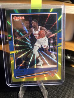 20-21 Julias Randle Green & Yellow Laser Donruss