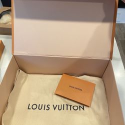 Louis Vuitton Boxes And Dust bags