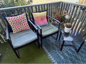 Patio/ Balcony Chairs and Table Set
