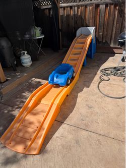Free Outdoor Car Slide Coaster  - Super Fun (Works Great)!