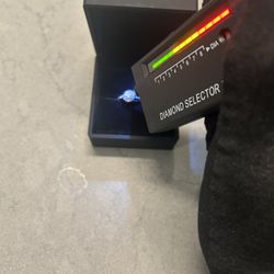 VVS1 Moissanite Engagement Ring