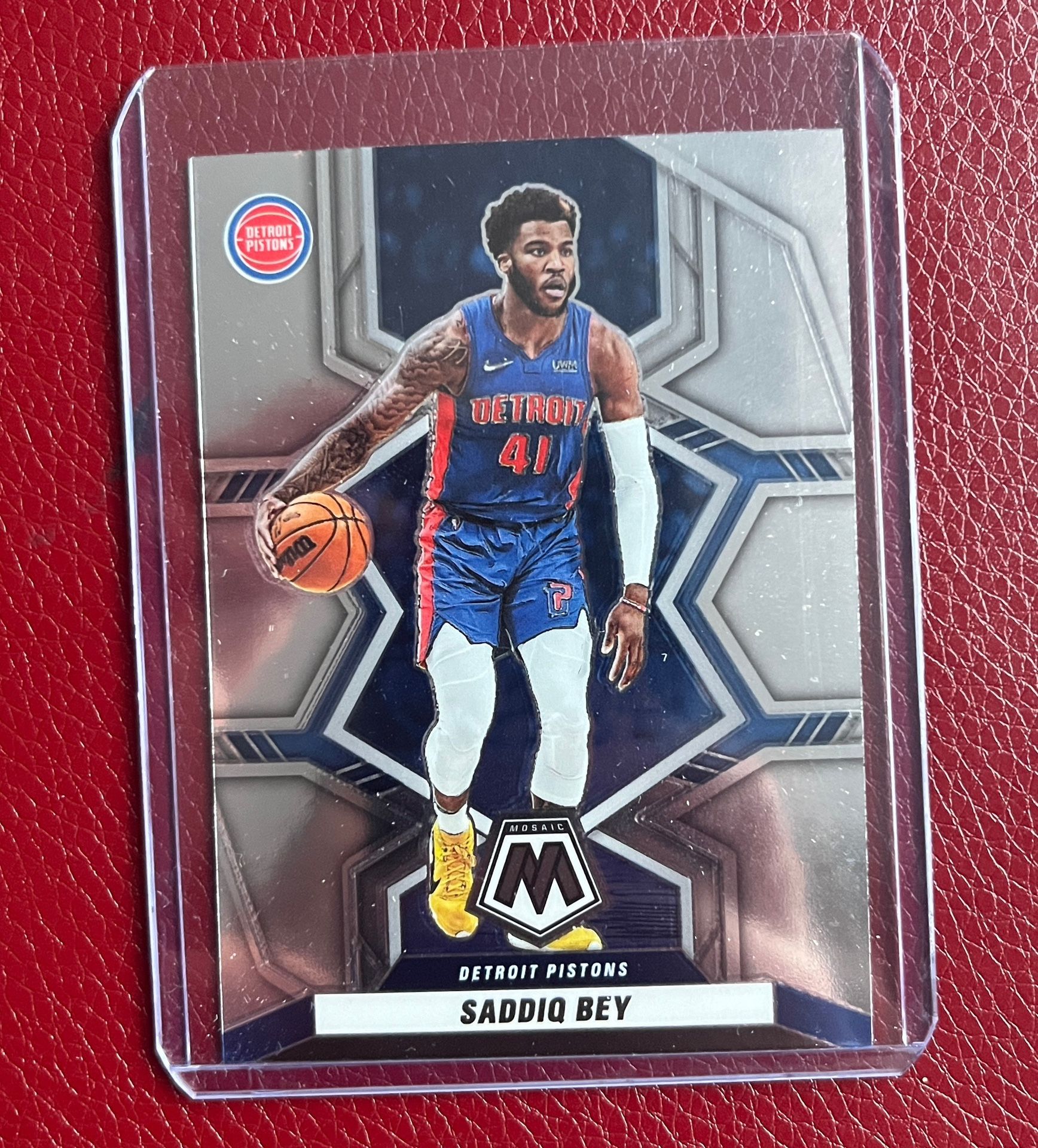 Saddiq Bey Detroit Pistons 2022 Panini Mosaic Prizm #150