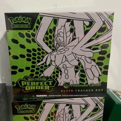 Perfect order Pokémon center Exclusive ETB