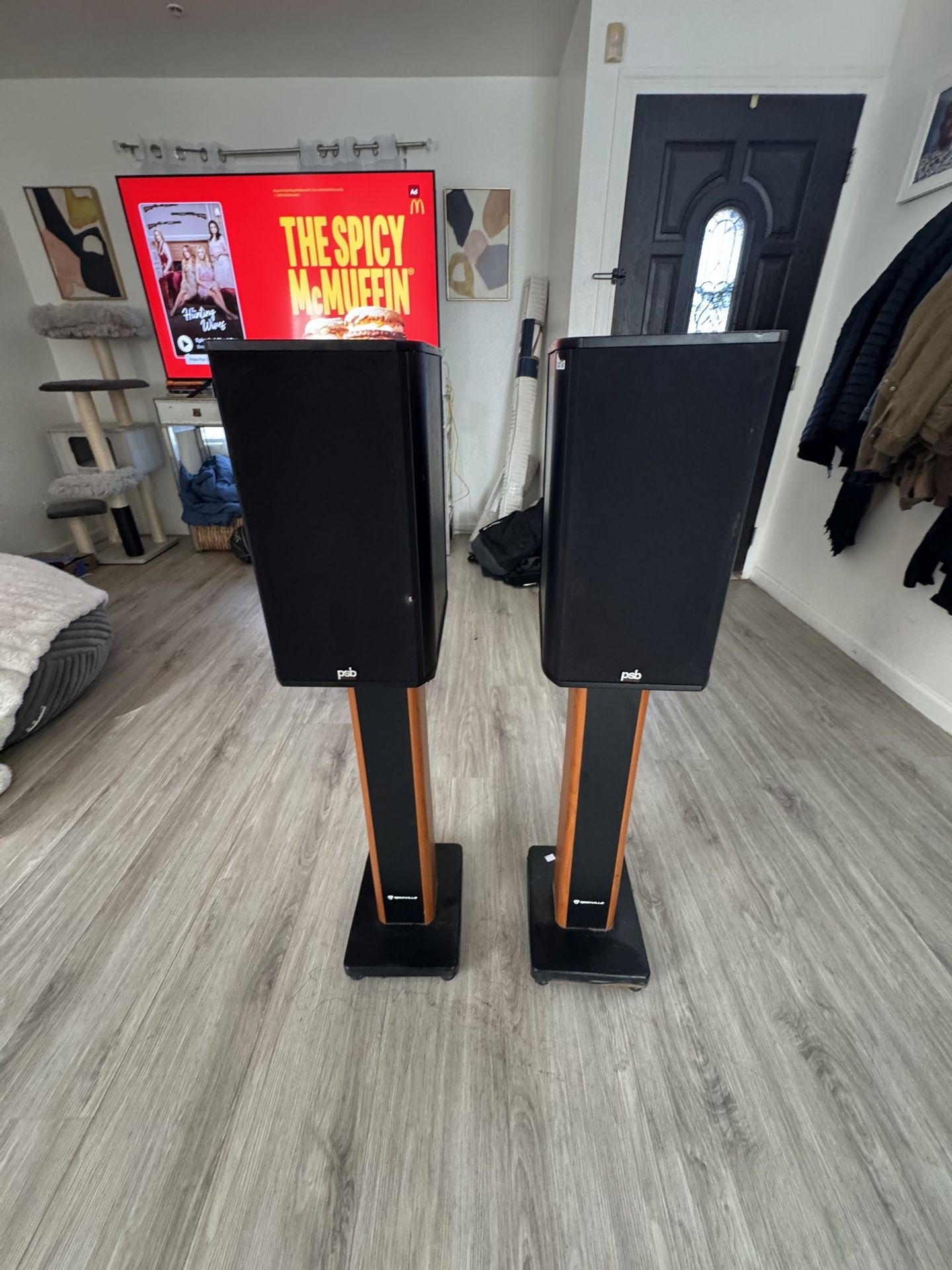 Studio Speakers PSB Stratus Mini bookshelf’ Speakers With Upgraded Stands