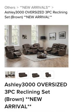 3 pc recliner set