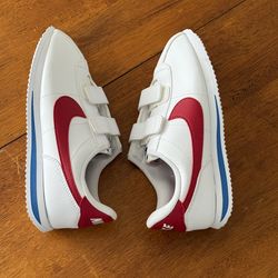 Nike youth 3.5y Cortez red white blue new