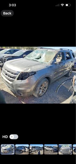 2014 ford explorer limited awd vandalized salvage for parts or complete only 2000