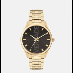 V Versace Watch 42mm Gold