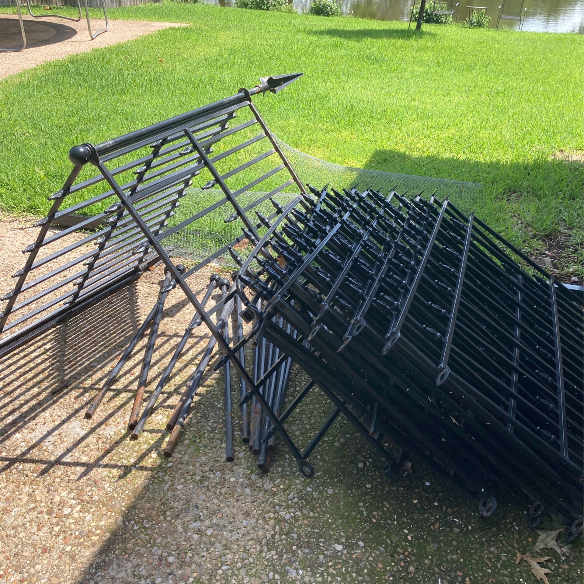 Fence With Posts Used