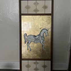 Vintage Horse Painting 