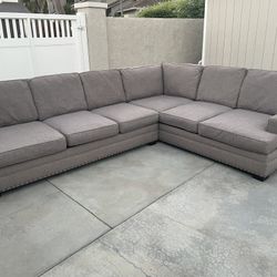 Living Spaces Custom Sectional Couch