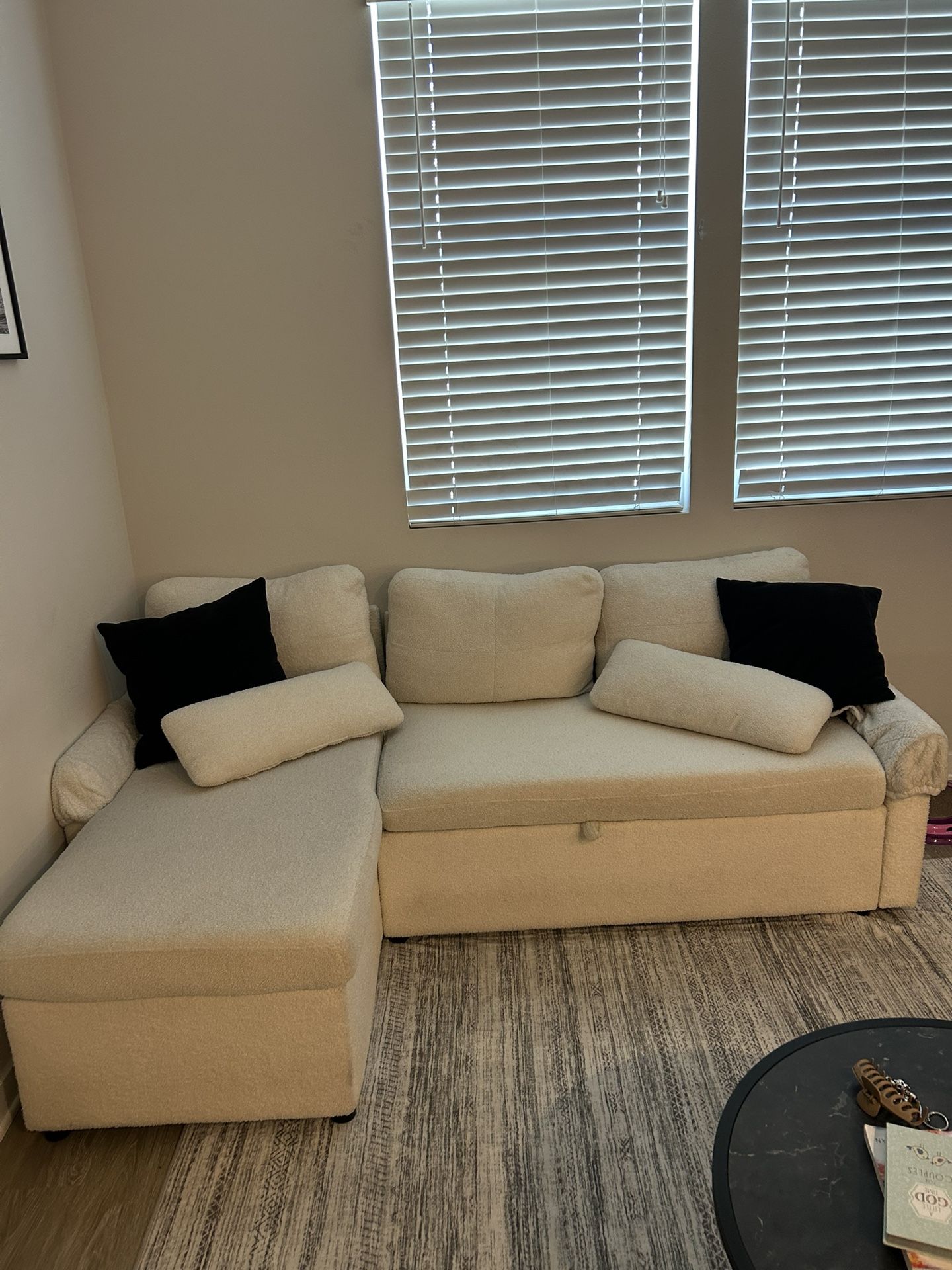 Sleeper Sofa- White