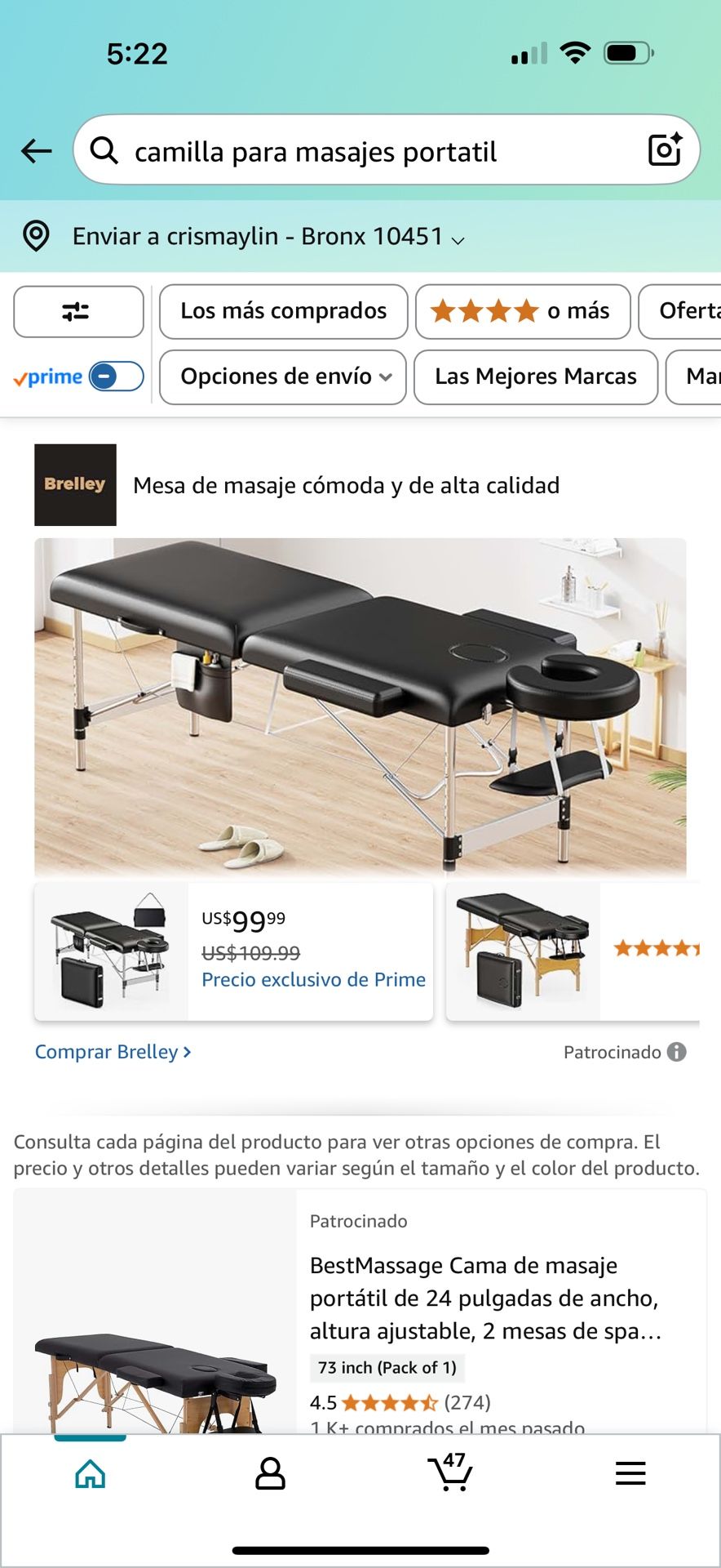 Cámara Para Masajes Por Táctil