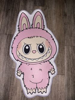Custom Labubu rug with keychain