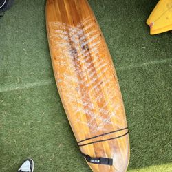 6'3ft Custom Wood Surfboard 