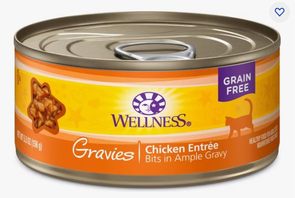 Wellness Gravies wet cat food—chicken entree