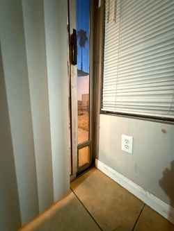 Sliding Glass Door Pet Door Insert – Small Pet / Cat Door