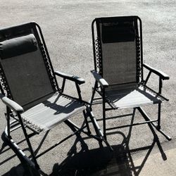 Mesh Rocker Chairs X2