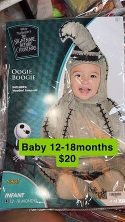 Oogie Boogie Infant Halloween Costume 12-18 Months