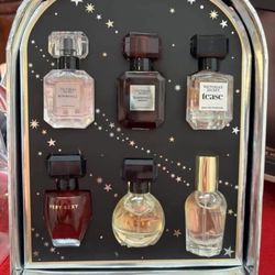 New w/Tags  Victoria's Secret Eau De Parfum Discovery Set of 6 Scents in Nice Gift Box  Bombshell-Bombshell Midnight - Tease - Bare-Heavenly -Very Sex